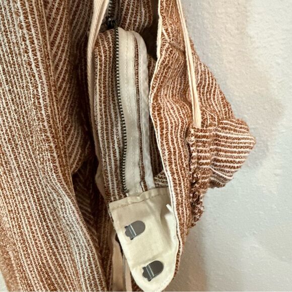 Free People Light At Sunrise Crop Pants in Beige 035 - Picture 4 of 5